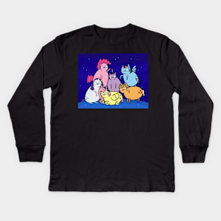 This horse is whack Kids Long Sleeve T-Shirt